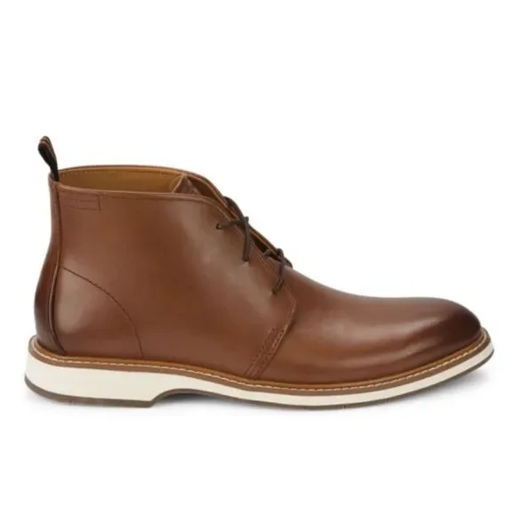 COLE HAAN Morris Leather Chukka Men's Brown Leather lace up Chukka Boots size 9